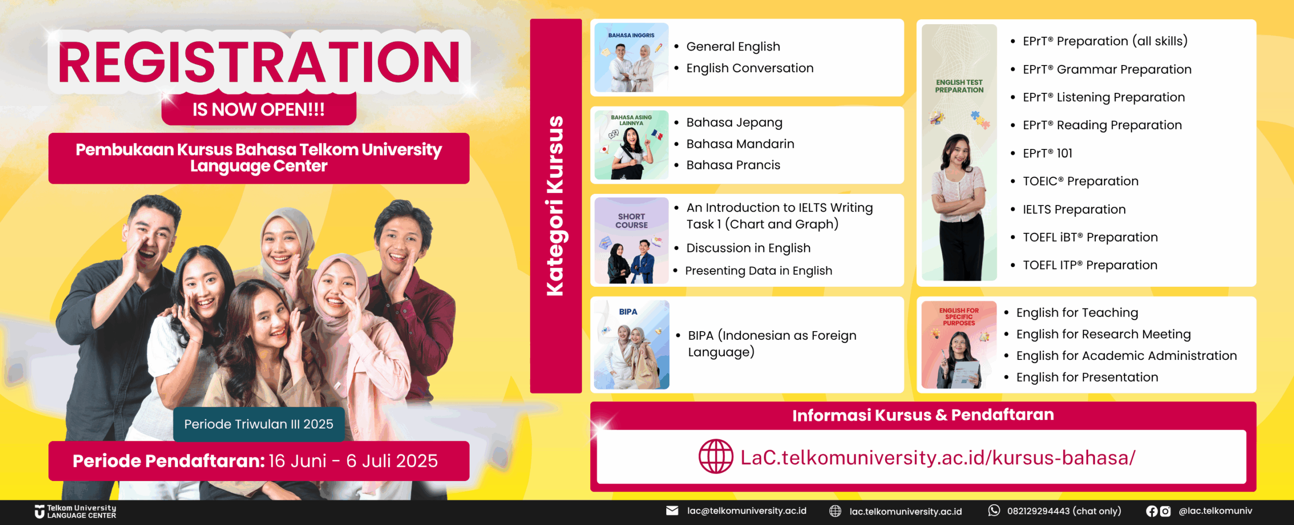 Pembukaan Kursus Bahasa LaC Triwulan III 2025