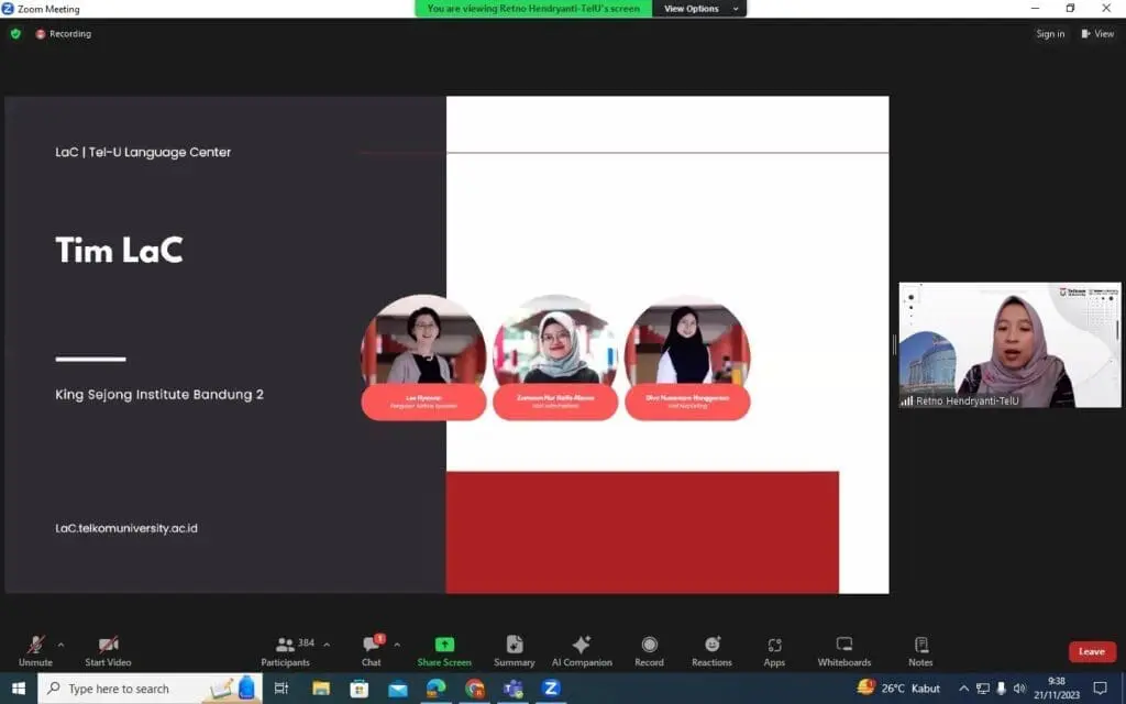 Sejarah dan perkenalan anggota tim LaC