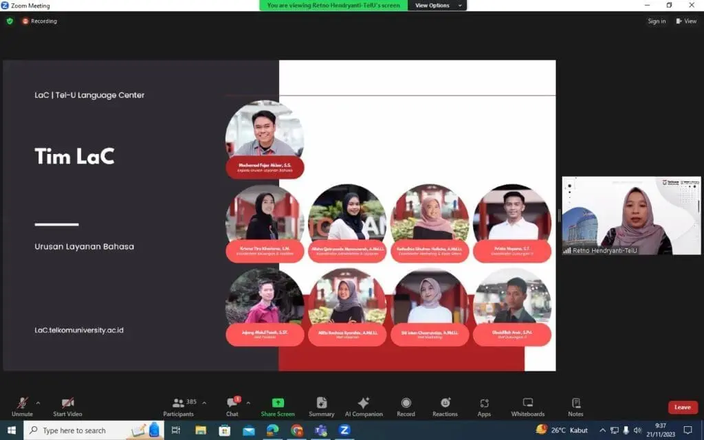 Sejarah dan perkenalan anggota tim LaC