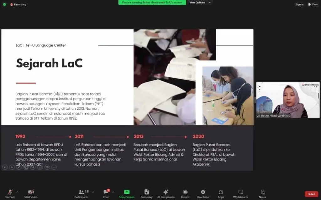 Sejarah dan perkenalan anggota tim LaC