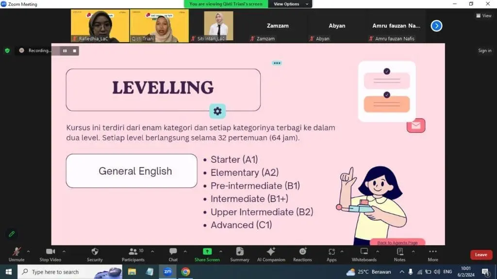 LaC Language Talk Day 1