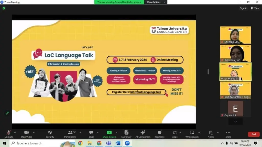 LaC Language Talk Day 2