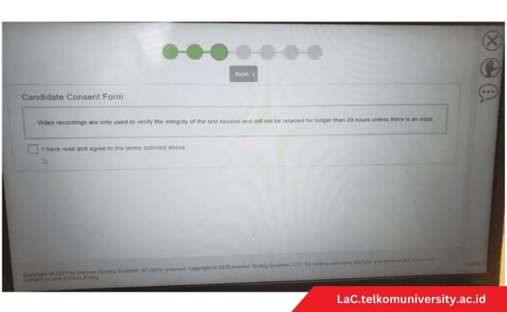 Candidate Consent Form TOEFL ITP