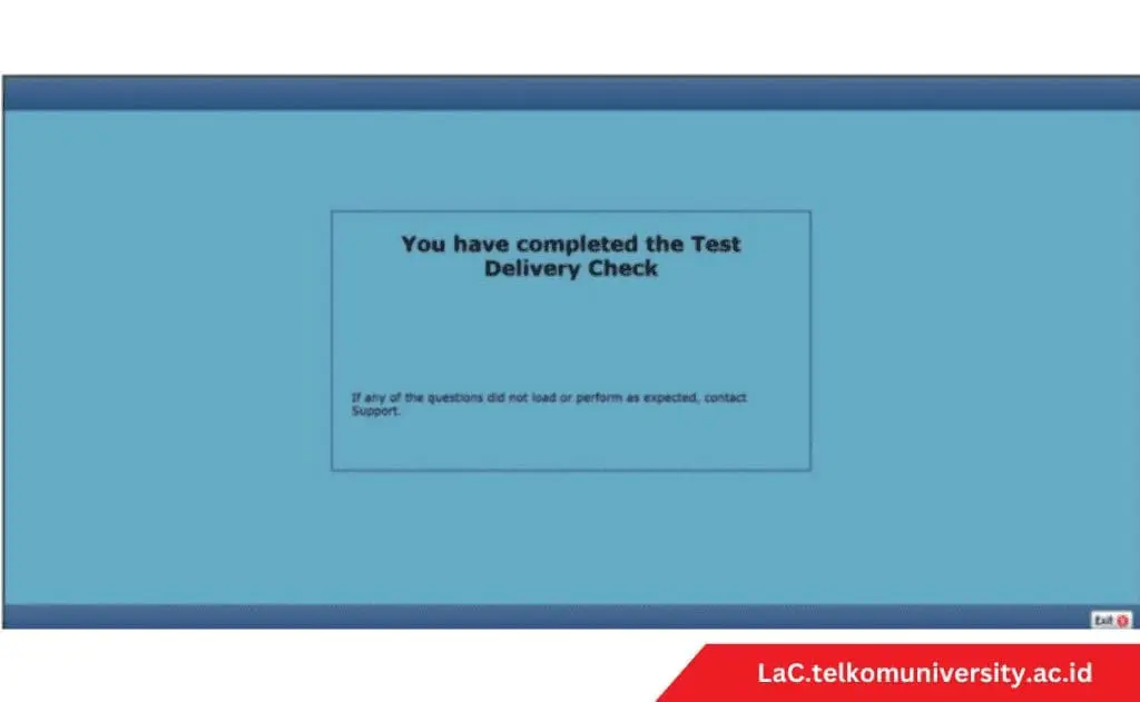 Hasil Test Delivery CHeck TOEFL ITP