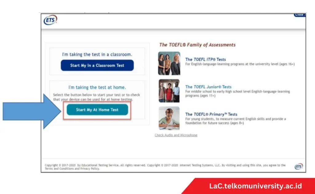 Start My at Home Test