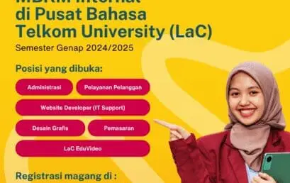 Ayo Ikut MBKM Internal Semester Genap 2024/2025 di Pusat Bahasa Telkom University (LaC)