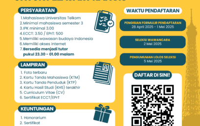 TUTOR BAHASA INDONESIA UNTUK PELAJAR PRANCIS