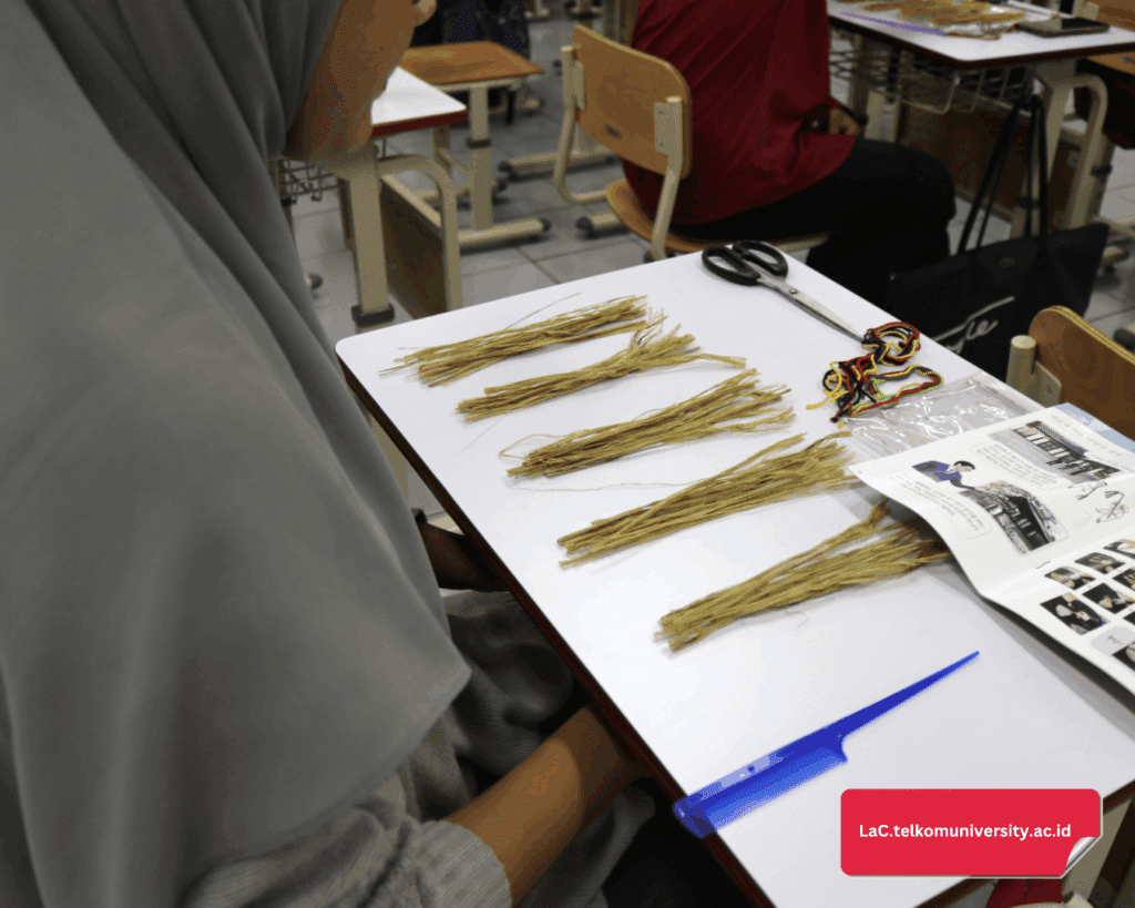 Segenggam jerami dibagi 5 bagian