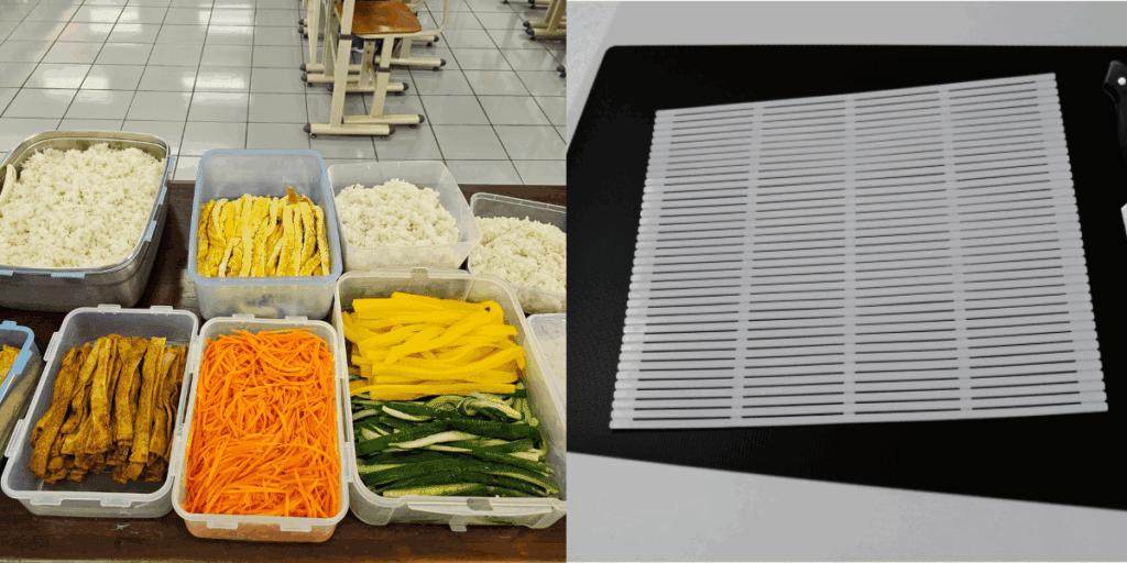 Bahan dan alat membuat Kimbap