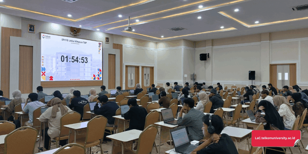 Para mahasiswa mengerjakan tes EPrT®