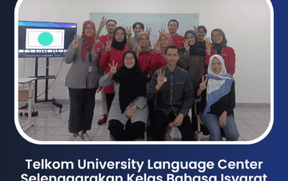 Telkom University LaC Gelar Kelas Bahasa Isyarat Tingkat 1