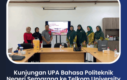 Kunjungan UPA Bahasa Polines ke Telkom University Language Center