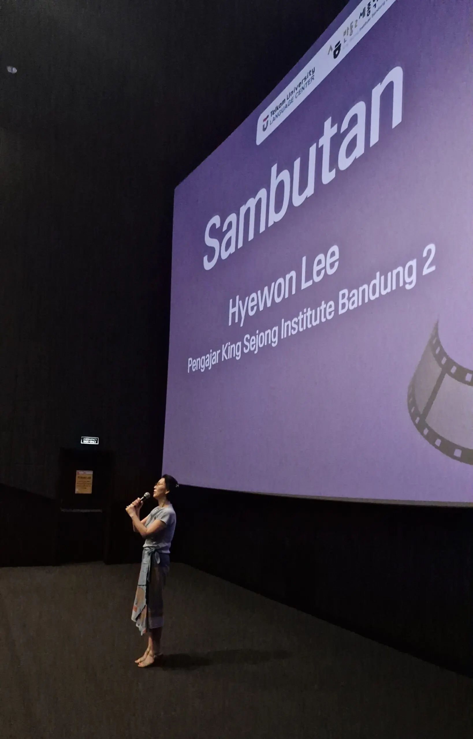 Sambutan dari Ibu Hyewon Lee, Pengajar KSI Bandung 2 