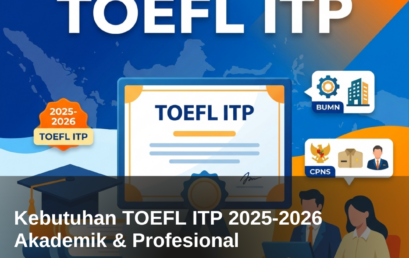 Kebutuhan TOEFL ITP 2025-2026 Akademik & Profesional 