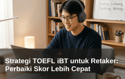 Strategi TOEFL iBT untuk Retaker: Perbaiki Skor Lebih Cepat