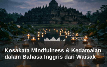 Kosakata Mindfulness & Kedamaian dalam Bahasa Inggris dari Waisak