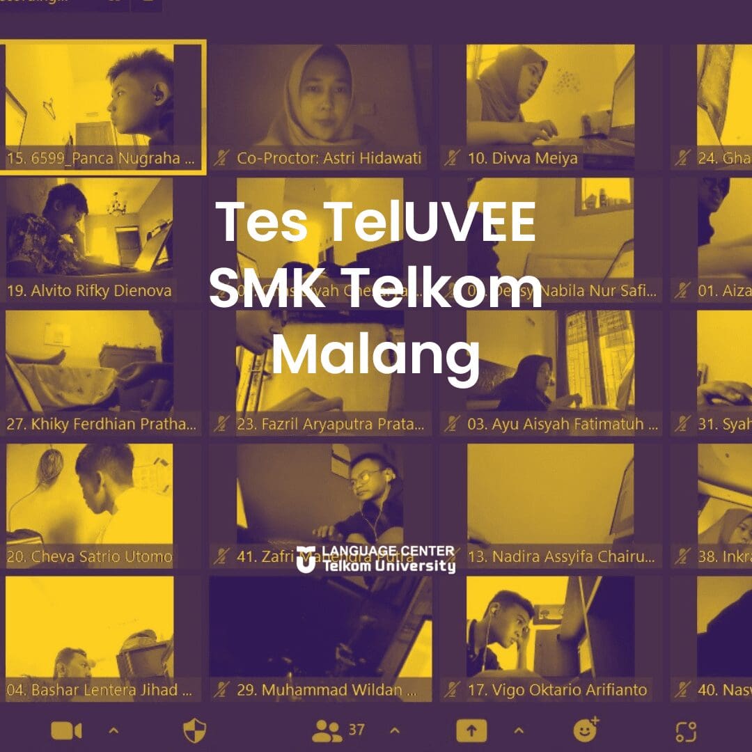 Pelaksanaan Tes TelUVEE untuk SMK Telkom Malang