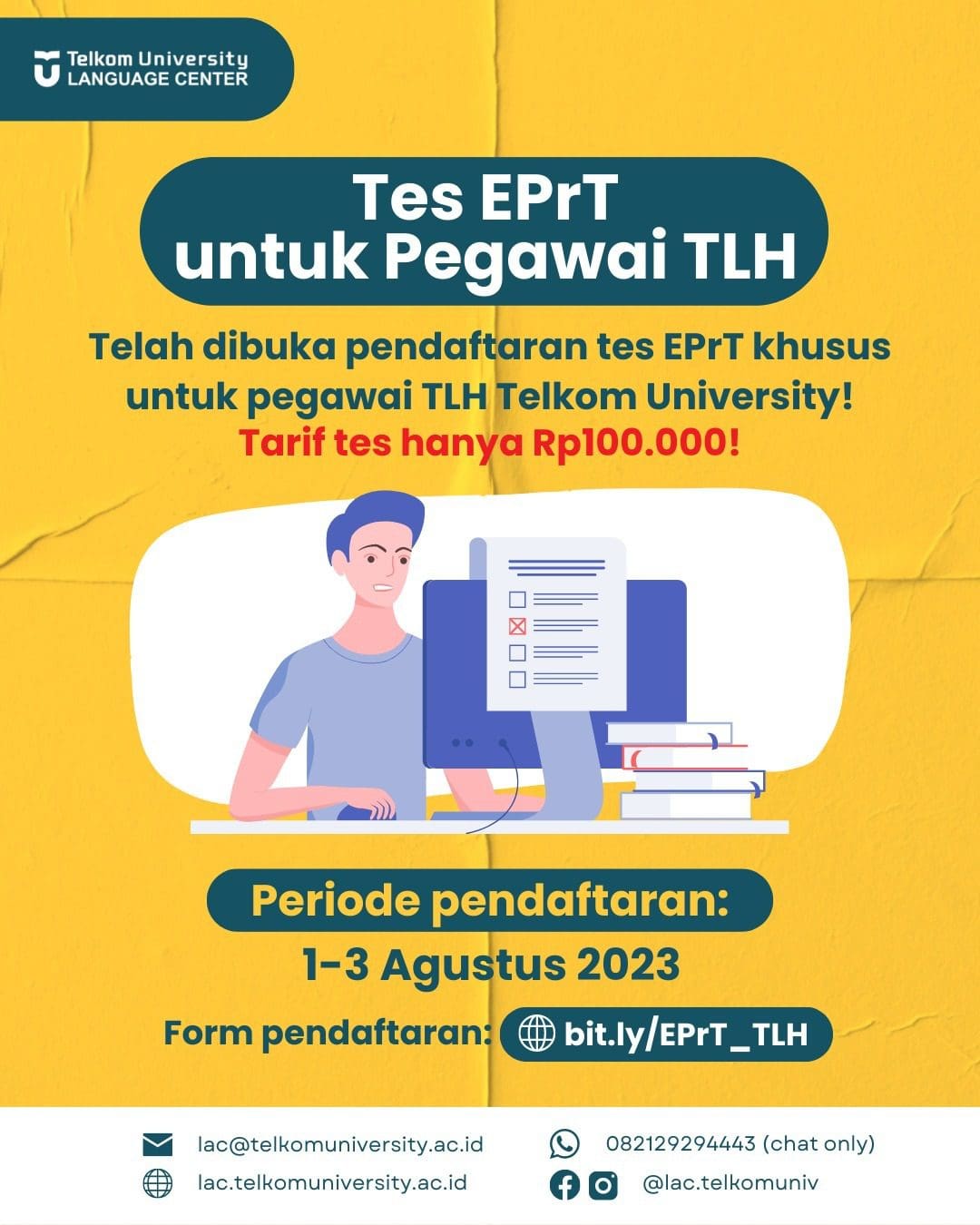 Tes EPrT untuk Pegawai TLH