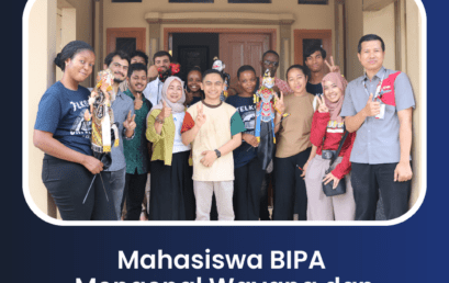 Mahasiswa BIPA Mengenal Wayang dan Lukisan di Kampung Jelekong