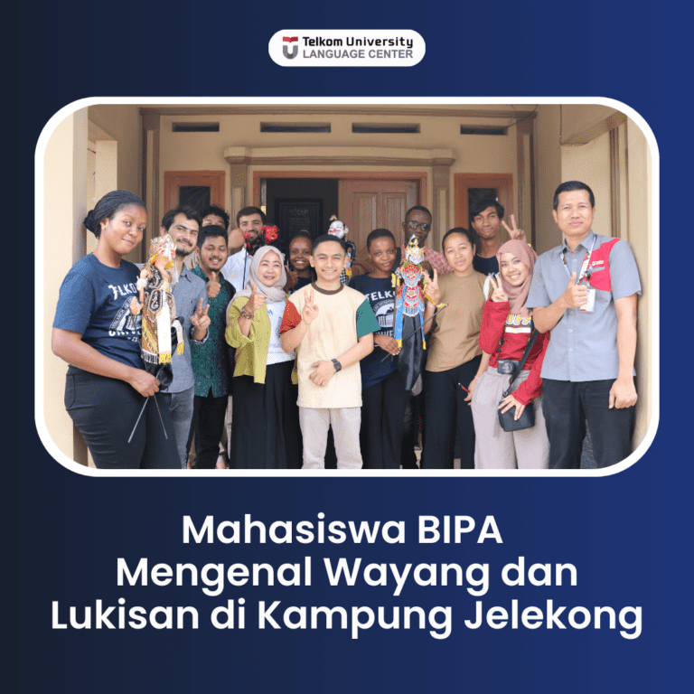 Mahasiswa BIPA Mengenal Wayang dan Lukisan di Kampung Jelekong