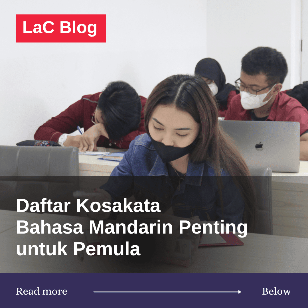 Daftar Kosakata Bahasa Mandarin Penting untuk Pemula