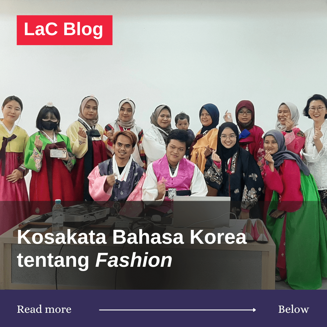 Kosakata Bahasa Korea tentang Fashion