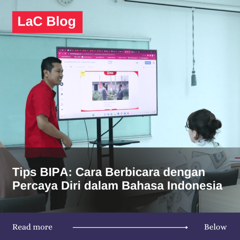 Panduan Berbicara Bahasa Indonesia