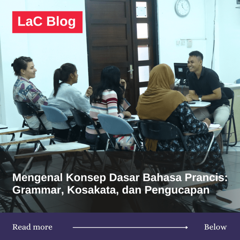 Dasar Bahasa Prancis