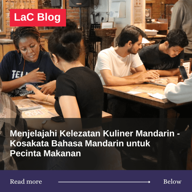 Kosakata Bahasa Mandarin