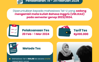 ECCT untuk Mata Kuliah Universitas (MKU) Bahasa Inggris (UWJXA2)