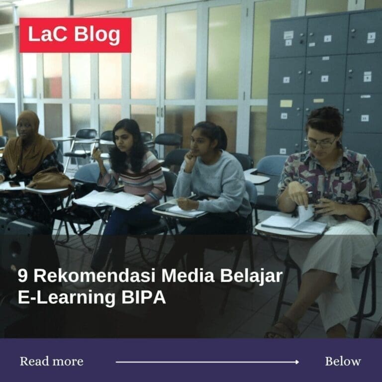 Media belajar e-learning BIPA
