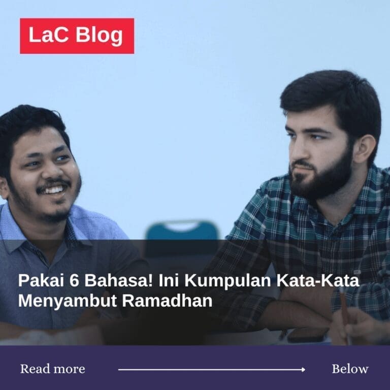 Menyambut ramadhan dengan berbagai bahasa