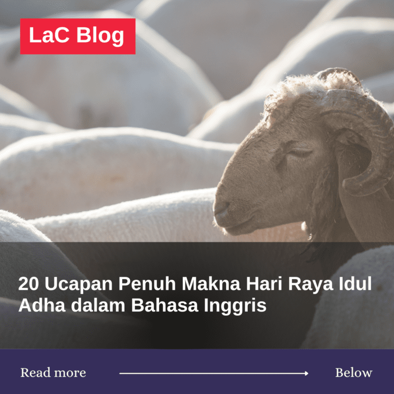 20 Ucapan Penuh Makna Hari Raya Idul Adha dalam Bahasa Inggris