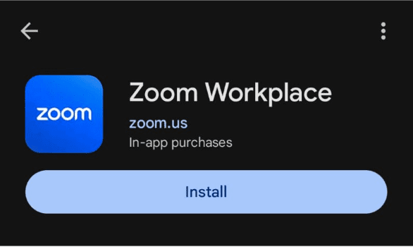 Aplikasi Zoom Workplace