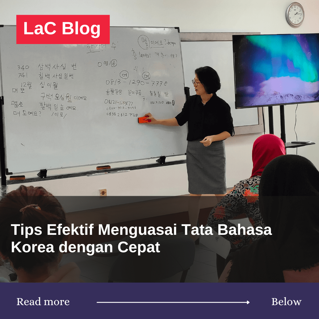 Tips Efektif Menguasai Tata Bahasa Korea dengan Cepat