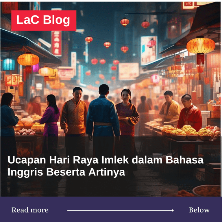 Ucapan Hari Raya Imlek dalam Bahasa Inggris Beserta Artinya