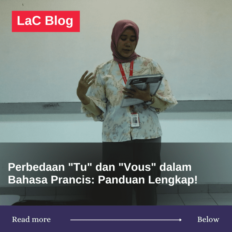 Perbedaan "Tu" dan "Vous" dalam Bahasa Prancis: Panduan Lengkap! 