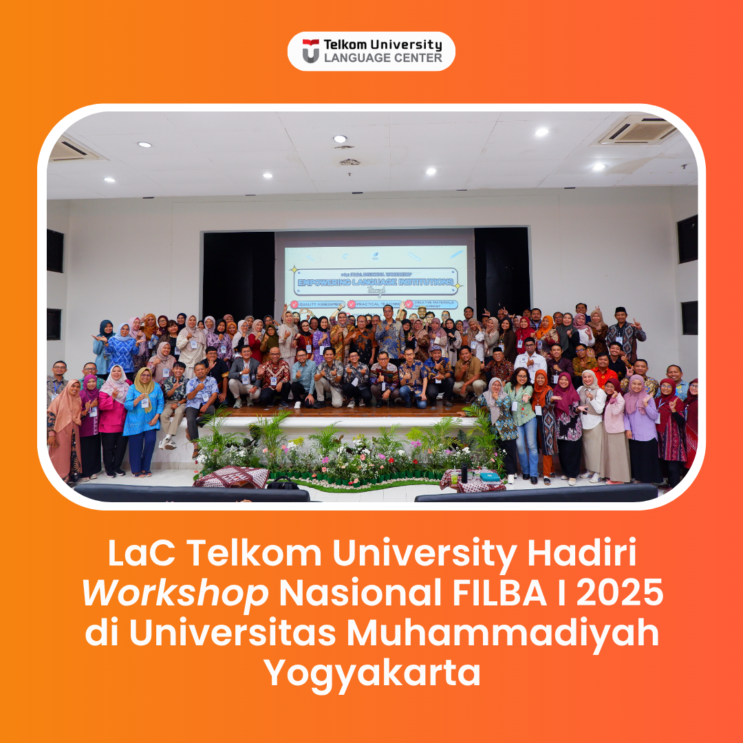LaC Telkom University Hadiri Workshop Nasional FILBA I 2025 di Universitas Muhammadiyah Yogyakarta