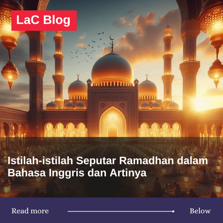 Istilah-istilah Seputar Ramadhan dalam Bahasa Inggris dan Artinya