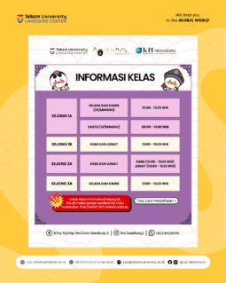 Informasi pendaftaran kelas bahasa Korea bersama KSIB 2