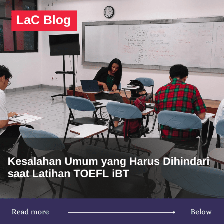 Kesalahan Umum yang Harus Dihindari saat Latihan TOEFL iBT