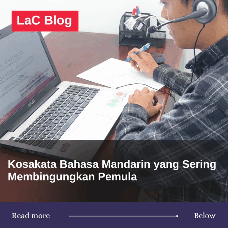 Kosakata Bahasa Mandarin yang Sering Membingungkan Pemula