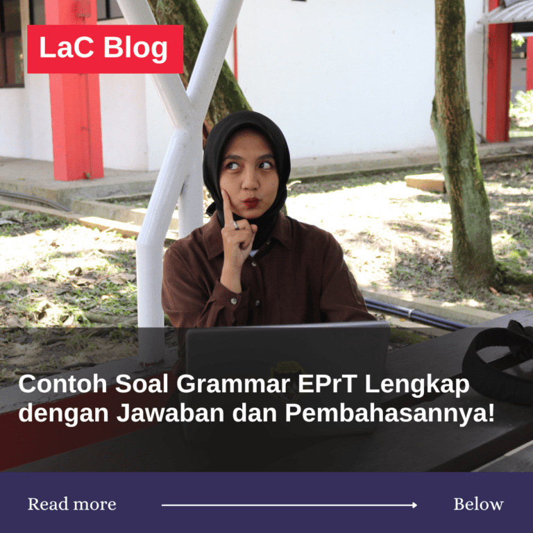 Contoh Soal Grammar EPrT Lengkap dengan Jawaban dan Pembahasannya! 