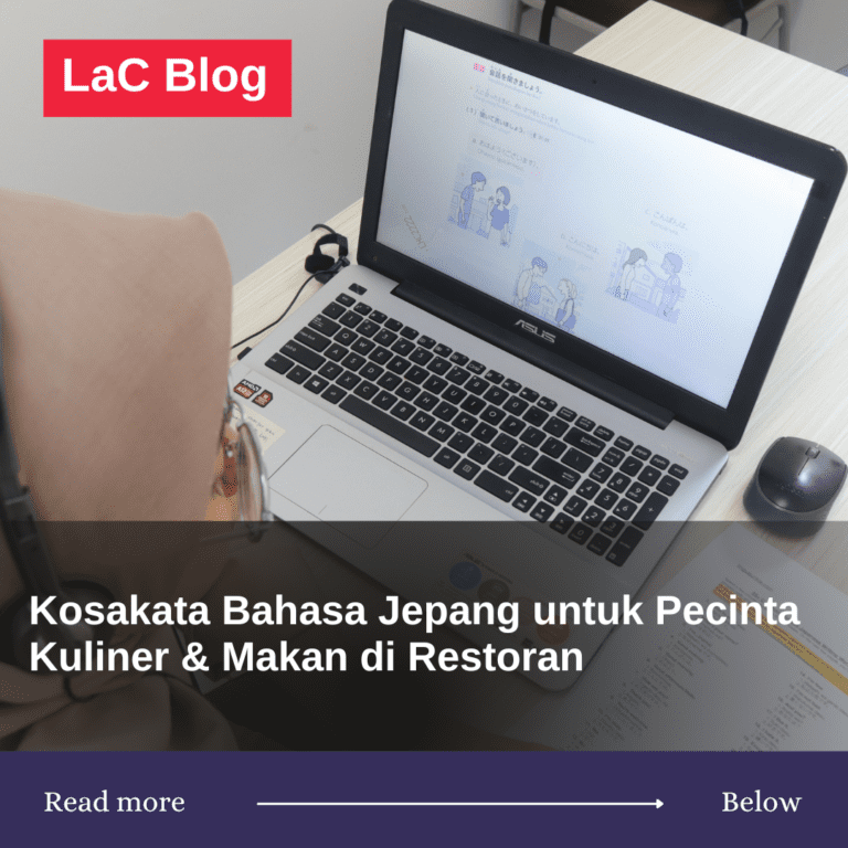 Kosakata Bahasa Jepang untuk Pecinta Kuliner & Makan di Restoran