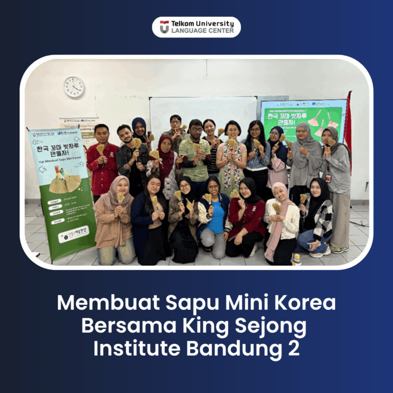 Membuat Sapu Mini Korea Bersama King Sejong Institute Bandung 2