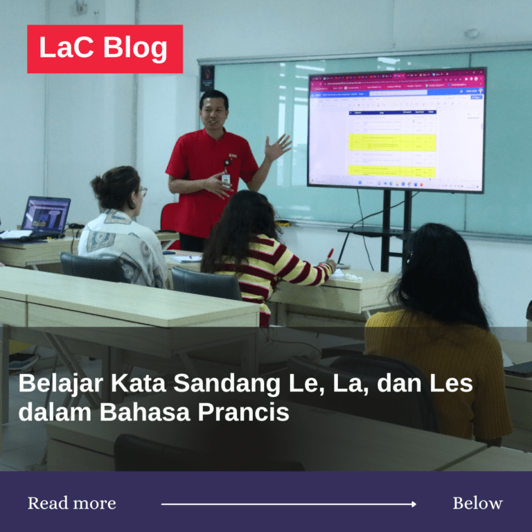 Belajar Kata Sandang Le, La, dan Les dalam Bahasa Prancis