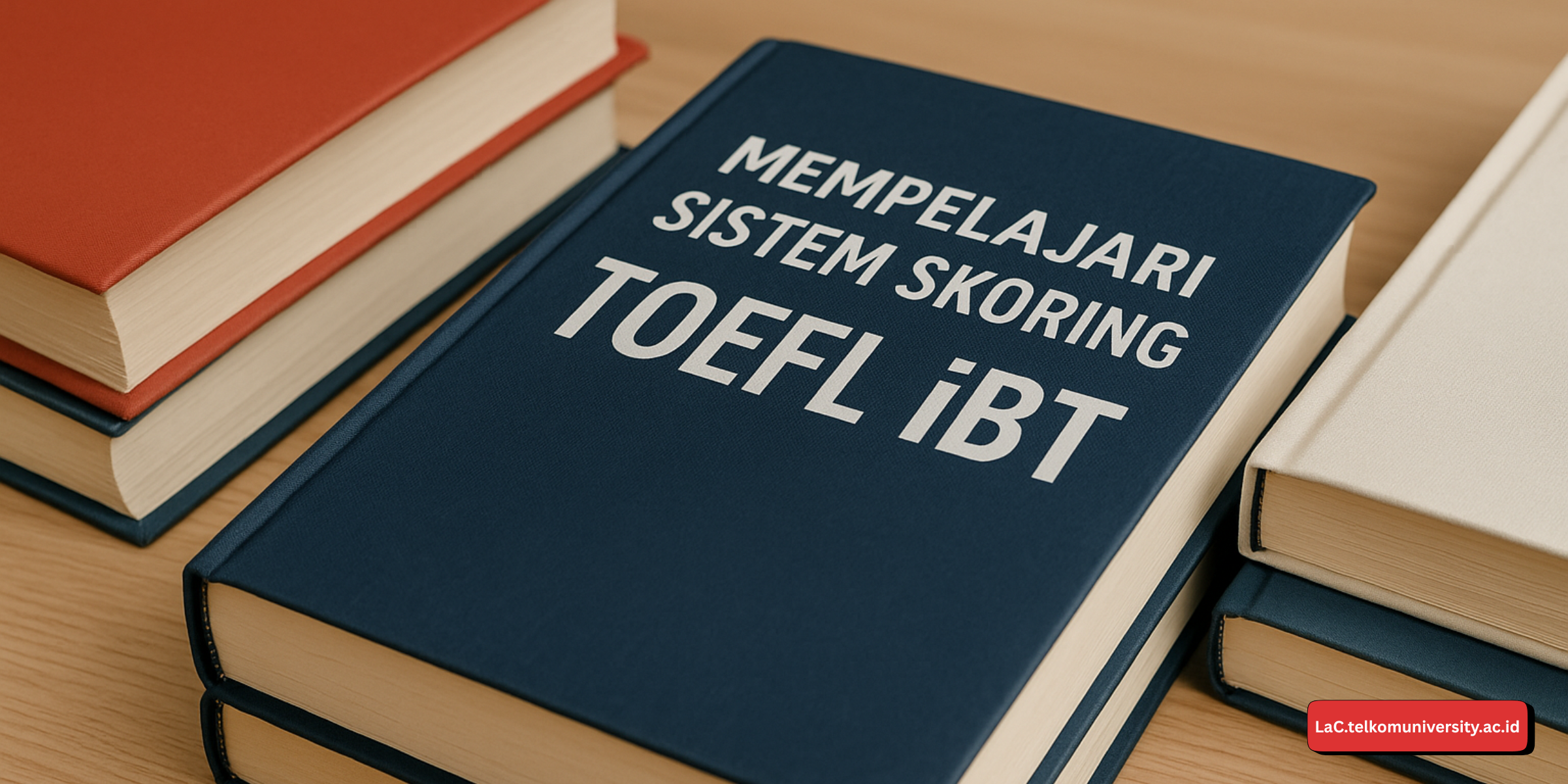 Ilustrasi buku panduan sistem skoring TOEFL iBT
