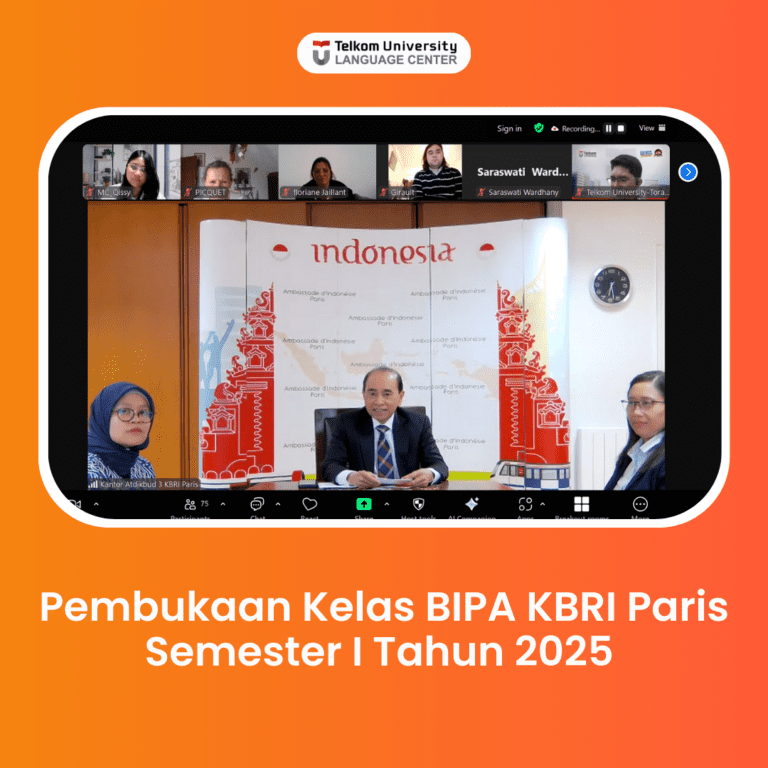 Pembukaan Kelas BIPA KBRI Paris Semester I Tahun 2025 