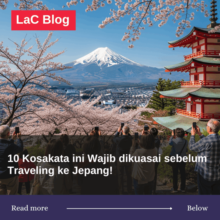 10 Kosakata ini Wajib dikuasai sebelum Traveling ke Jepang!