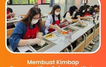 Membuat Kimbap Bersama King Sejong Institute Bandung 2